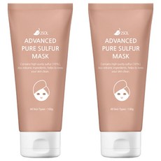 2SOL 硫磺水洗面膜 100g, 1條, 2條