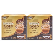 NESCAFE 雀巢咖啡 金牌咖啡重焙拿鐵3合1, 20g, 12包, 2盒