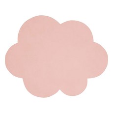 Paradaiso 雲朵造型皮革餐墊, 42 x 32.5cm, 粉色, 1個