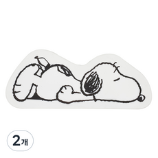 希望筆記史努比矽膠筆袋, 白色史努比, 2個