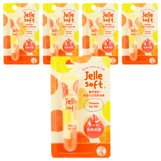 MENTHOLATUM 曼秀雷敦 輕柔恬漾潤唇凍膏 深度滋潤 修護乾裂雙唇 8g/條, 維他命, 5條