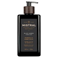 MISTRAL BODY 洗手露 黑琥珀 500ml 天然橄欖油 溫和清潔 滋潤保濕, 1瓶