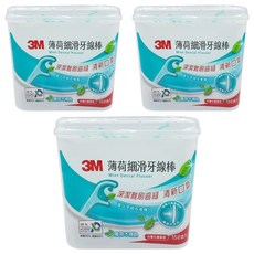 3M 細滑牙線棒 薄荷木醣醇 ECO新版, 156支, 3盒