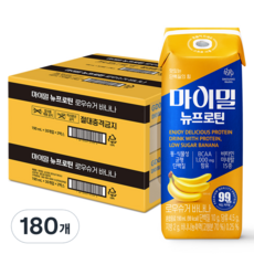 대상웰라이프 뉴프로틴 로우슈거 바나나, 190ml, 180개