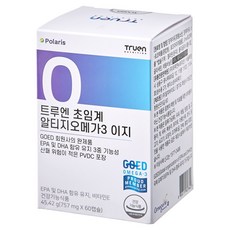 TrUen 超臨界rTG Omega-3 Easy, 60錠, 1個