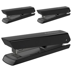 Fellows Stapler Classic FULL LX820, 黑色, 3個