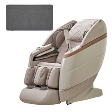 코지마 안마의자 더블모션 오크 + 러그 세트 방문설치, CMC-A400(G)(안마의자), CRP-03(러그), 혼합색상(안마의자), 그레이(러그)