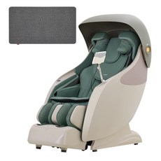 코지마 호프 안마의자 + 러그 세트 방문설치, 그린+그레이(안마의자), 그레이(러그), CMC-X1(G)(안마의자), CRP-03(러그)