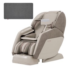 코지마 카이저 더블 안마의자 + 러그 세트 방문설치, 아이보리+브라운(안마의자), 그레이(러그), CMC-X4200(G)(안마의자), CRP-03(러그)