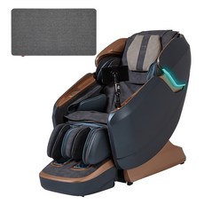 코지마 레전드 시그니처 안마의자 + 러그 세트 방문설치, 네이비+브라운(안마의자), 그레이(러그), CMC-X9000T(G)(안마의자), CRP-03(러그)