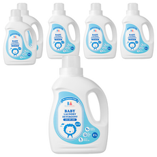 BUSYANGEL 舒適的幼兒洗衣粉, 2L, 6入