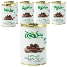 Manfuso 紅腰豆罐頭, 6罐, 400g