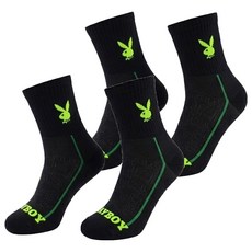 PLAYBOY 星光撞色流線休閒潮流棉襪