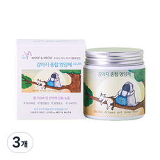 우프앤먀오 강아지 종합영양제, 시니어, 3개, 60g