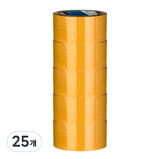 Daebak Tape 黃色輕包裝封箱膠帶 80m, 25個