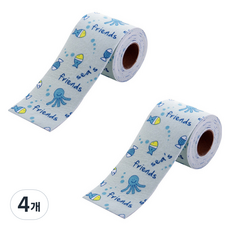 UNHEVE 圖案多用途防水膠帶 10 海底 8 x 280 cm, 4個