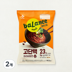 밸런스밀 고단백 저당 마라비빔면 2인용, 391g, 2개