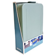 MEPAL分隔方形餐盒(L)-鼠尾草綠, 25.5*17*6.5cm, 900ml, 1個