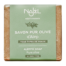 NAJEL 娜爵 100%初榨橄欖油 阿勒坡手工古皂, 200g, 1個