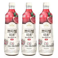 쁘띠첼 미초 석류, 900ml, 3개