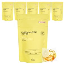 청정생활 캡슐 세탁조 클리너 6p, 90g, 5개