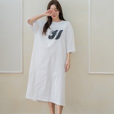 A-ONE 女性透氣純棉連身睡裙