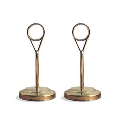 雅德爾金屬便條夾 100 金色, 2個