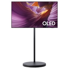 삼성전자 4K UHD OLED TV + 무빙스타일 스탠다드 블랙 세트, 138cm(55인치), KQ55SF85AEXKR(TV), HA-TOS2S48BLK(스탠드), 스탠드형, 방문설치