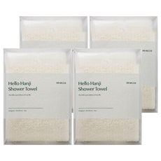 디어커스 안녕한지 샤워타월, 1개입, 4개