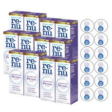리뉴 어드밴스 렌즈 세정액 + 케이스 1p, 500ml, 12세트