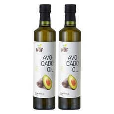 네츄라바이오푸즈 엑스트라버진 아보카도 오일, 510ml, 2개