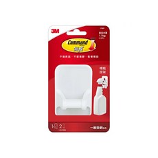 3M Command 無痕 噴瓶掛架 17009, 白色, 1個