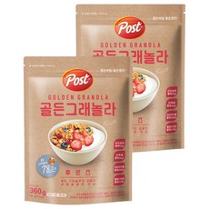 Post Golden格蘭諾拉水果麥片, 360g, 2包