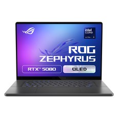 에이수스 2025 ROG 제피러스 G16 코어Ultra9 지포스 RTX 5080, 이클립스 그레이, 2548GB, 64GB, WIN11 Home, GU605CW-QR115W