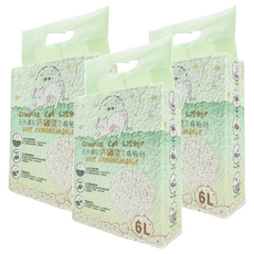 Neko 吶一口 礦型豆腐貓砂，天然環保，100%可生物分解，6L, 2.5kg, 3袋, 原味