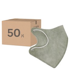 Deguan 德冠 醫用口罩 零觸感成人3D立體, 50片, 1盒, 冰湖綠