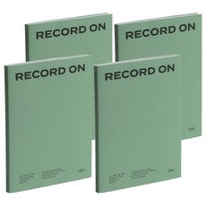 ICONIC 2026 Record On 日記本 Plan Weekly 計畫本 行事曆, 4個, 03 樹林綠