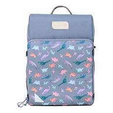 pugo 噗果 好好扣 插畫師圖案前蓋 雙肩包