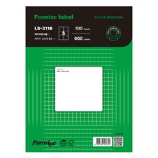Formtec 物流管理用標籤紙 LS3116, 單品, 1個, 1