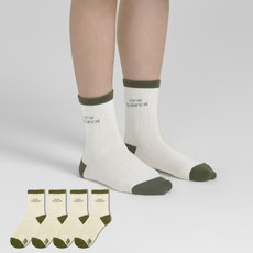 New Balance 經典彩色中筒羅紋襪 4雙