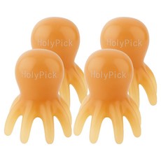 Holipic 頭皮刮痧 斜方肌按摩, 4個, 棕色