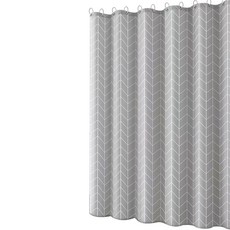 PEVA 防水浴簾 灰網格, 180 x 180cm, 1組