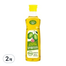 오뚜기 엑스트라버진 올리브유, 500ml, 2개
