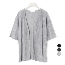 M.N.C 男女通用 波浪寬鬆版型 短袖開襟衫 MDCD125MJ