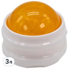 고민고밍 피트니스 마사지 롤러 볼 맛사지, 3개, 주황