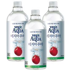 vege AQUA 蔬果洗潔劑, 1L, 3個