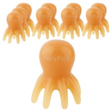 Holipic 頭皮刮痧 斜方肌按摩, 10個, 棕色