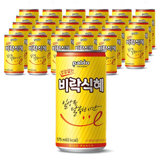 팔도 밥알없는 비락 식혜, 175ml, 60개