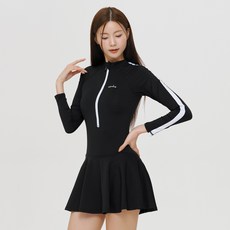 VENDIS 女款 Purity 防磨泳衣連身裙 + 運動內衣套組