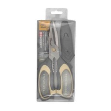 PRO KAMPING 領航家 露營多功能剪刀 420高級不鏽鋼材質, 20 x 9 x 1.2cm, 灰色, 1個